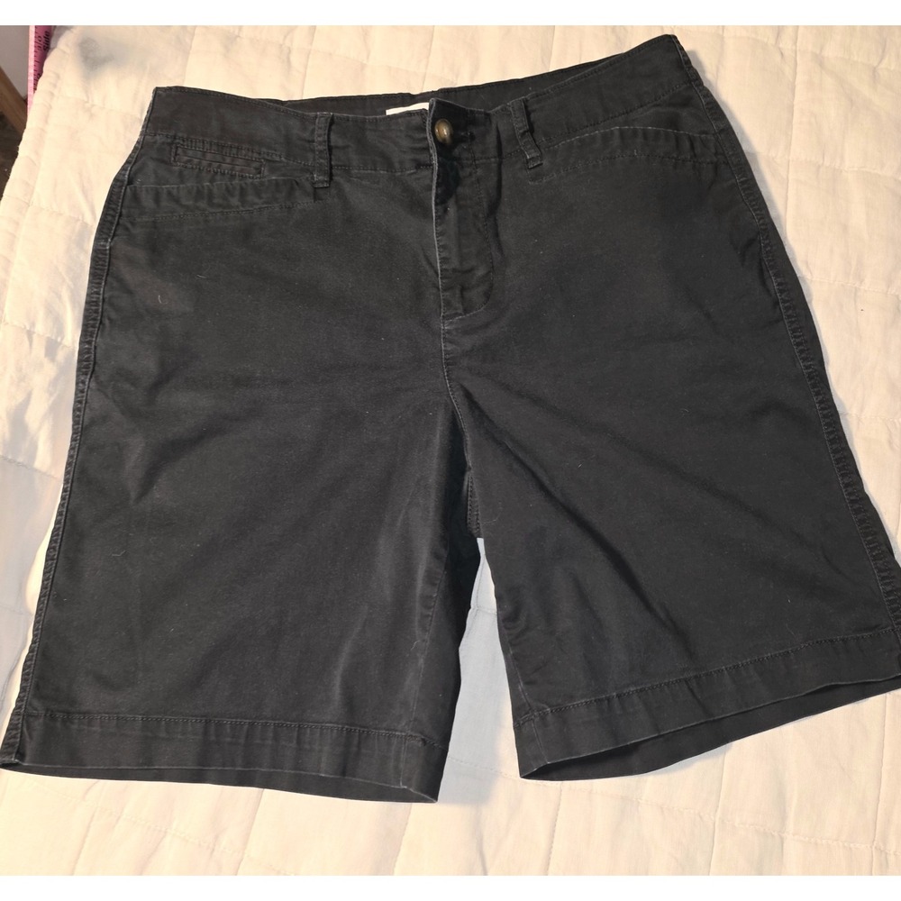 Kim Rogers Womens Bermuda Shorts Size‎ 10 Black